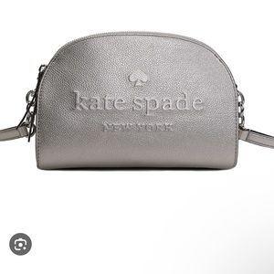 Kate Spade Tori crossbody bag in silver